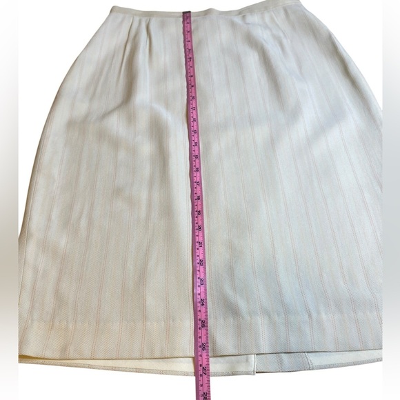 Giorgio Armani LE COLLEZIONI Vintage Wool blend pencil Skirt Women’s Size 14 - Picture 8 of 12